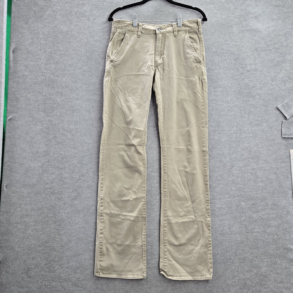 BKE Men Pants 28 Beige Jake Casuals Straight Low Rise Pockets 32" Inseam